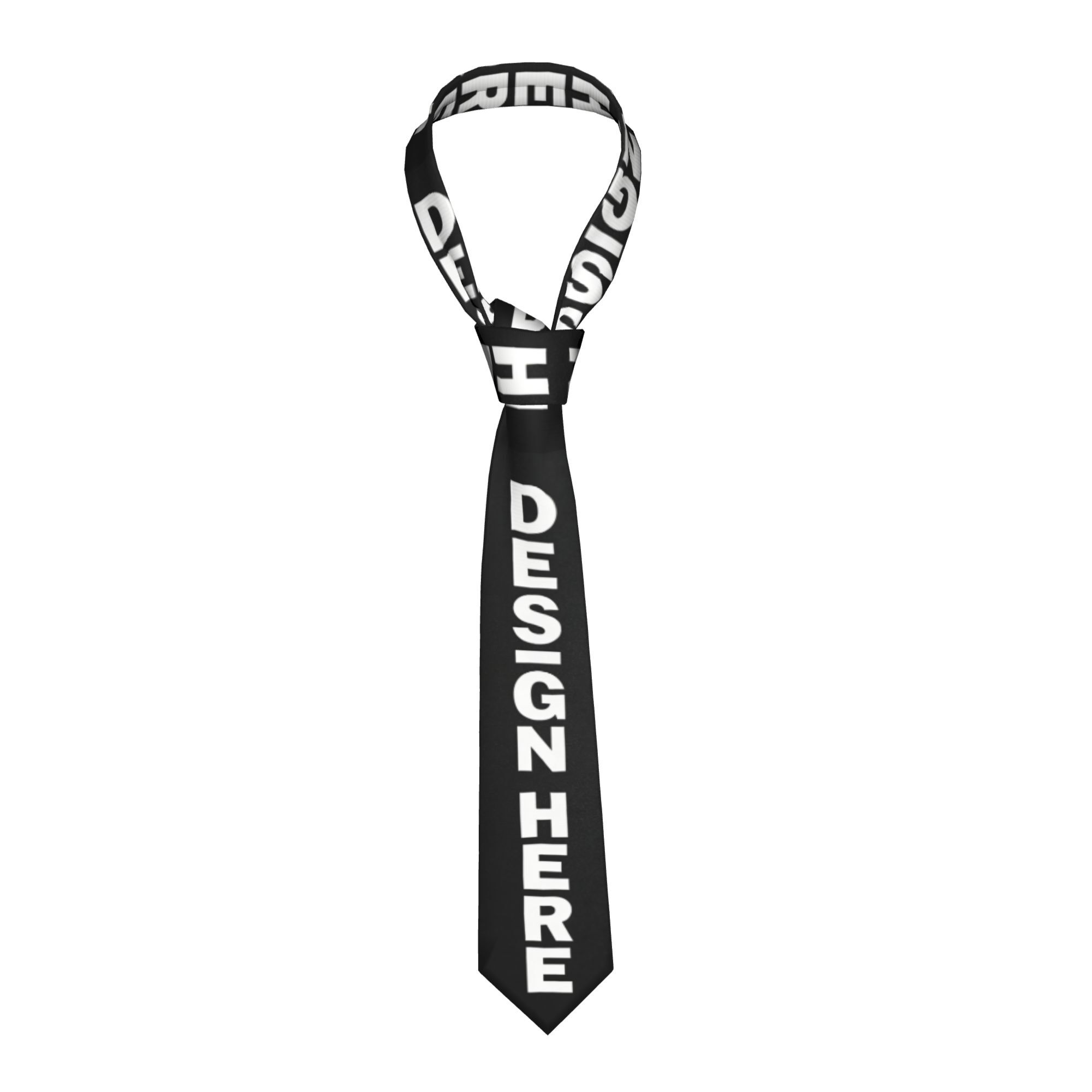 TEMU Custom Tie For Men With Your Photo Text Logo Personalized Necktie Add Your Design Customized Valentine's Day Father's Day Gift