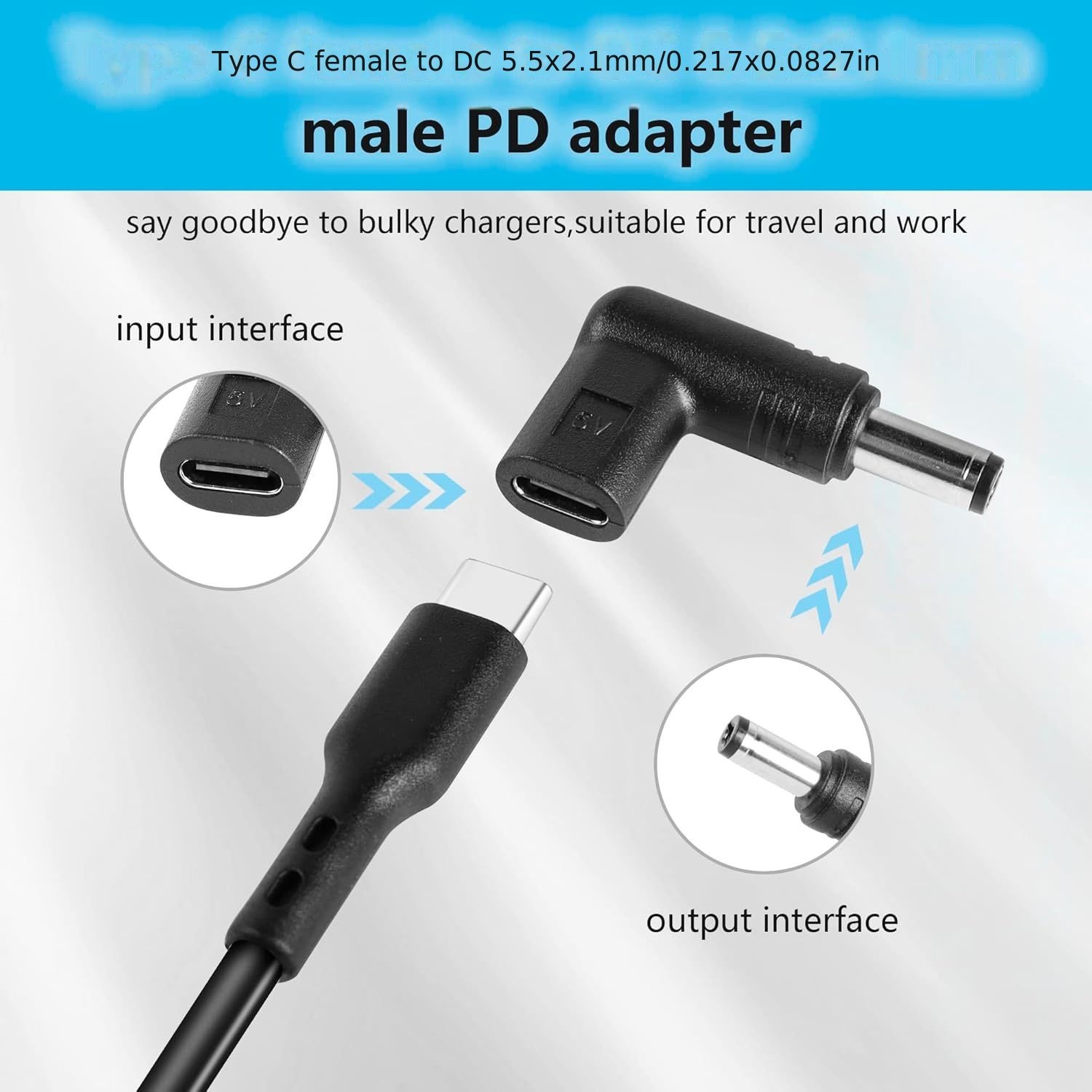 Confezione Da 5 Adattatori Convertitore Porta Usb-C 3.1 Tipo
