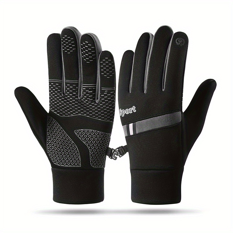 Image of Ladies' Warm Gloves, Non-slip Touch Screen Full Finger Gloves, High-quality Winter Gloves, Ideal For Beginners & Athletes