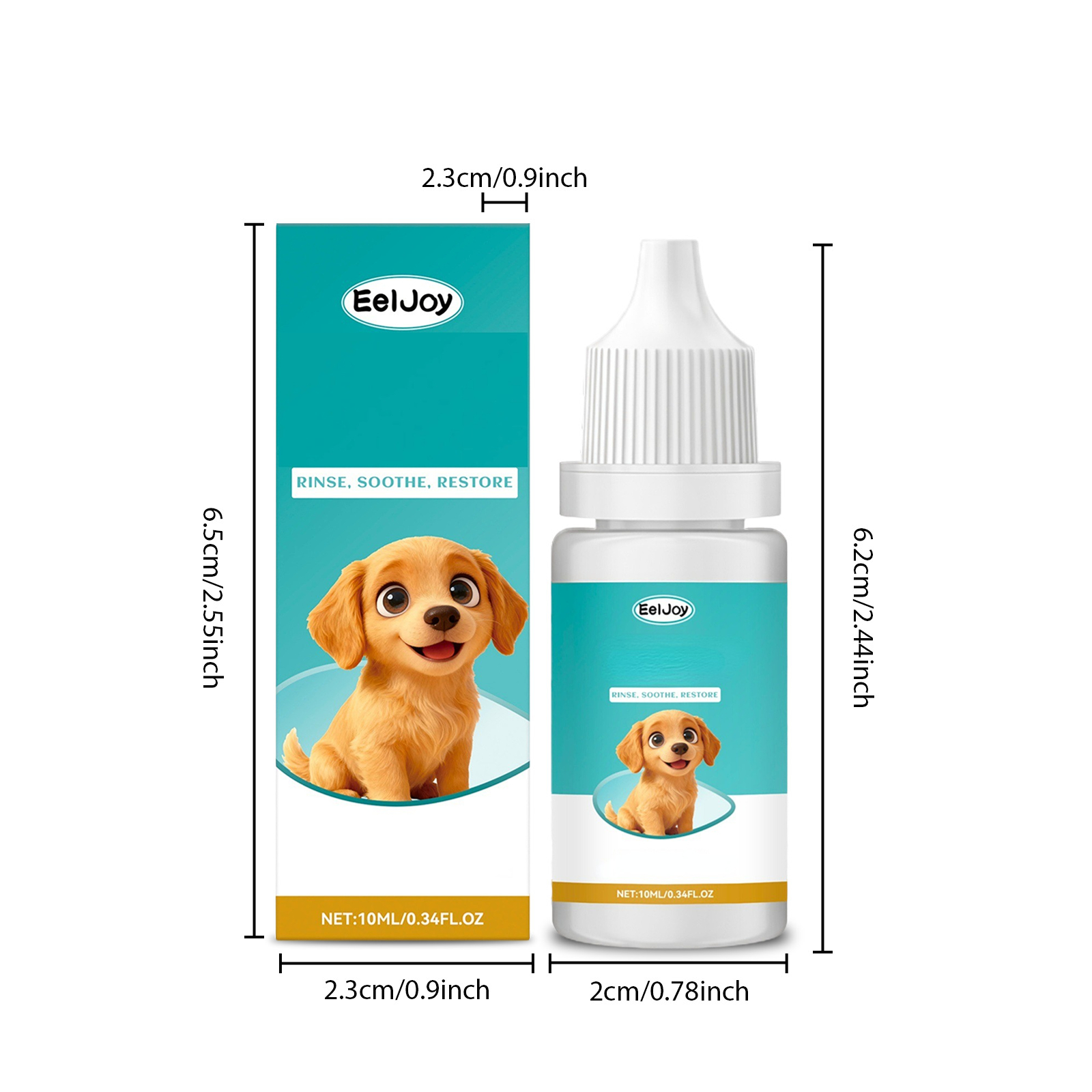 Pet Eye Care Solution to Reduce Tear Stains, Cleaning Around The Eyes, Suitable for Daily Care And Cleaning for Both Cats And Dogs - Image 3