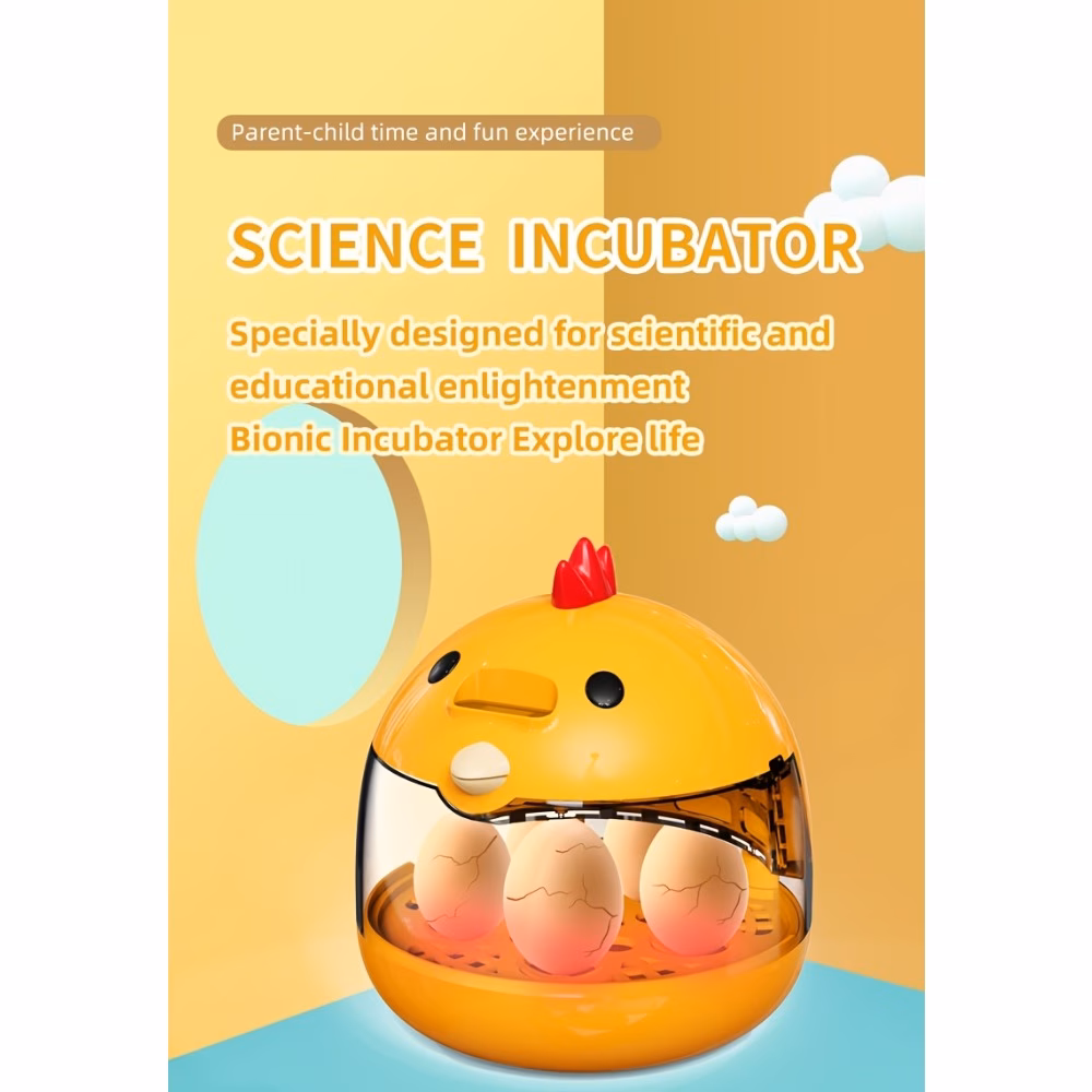 5 eggs incubator automatic hatching machine with led display temperature control for chicken duck poultry home use educational usb powered 5 anywhere one built in water bottle Product details 3