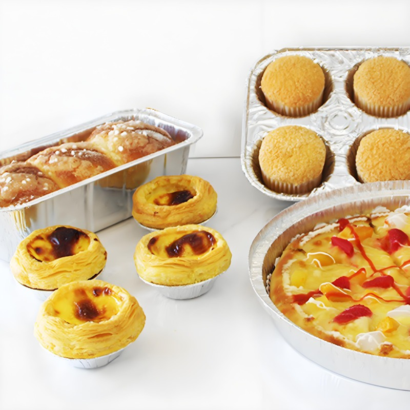   200 упаковок фольги для выпечки Heatwave, одноразовые круглые формы для пирогов для тартов, день рождения, Рождество, Новый год, формы для выпечки, детали 5