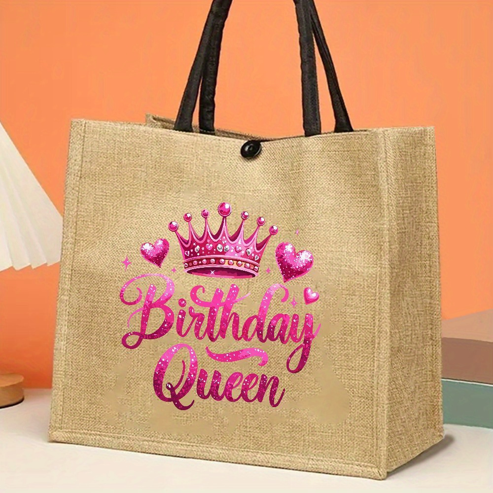 " Tote Bag - , Spacious Handbag For Parties & Events