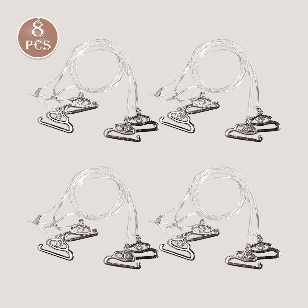 TEMU Juego de 8 tirantes invisibles , transparentes y antideslizantes con elegantes cierres de - Tirantes sin costuras antideslizantes adecuados para