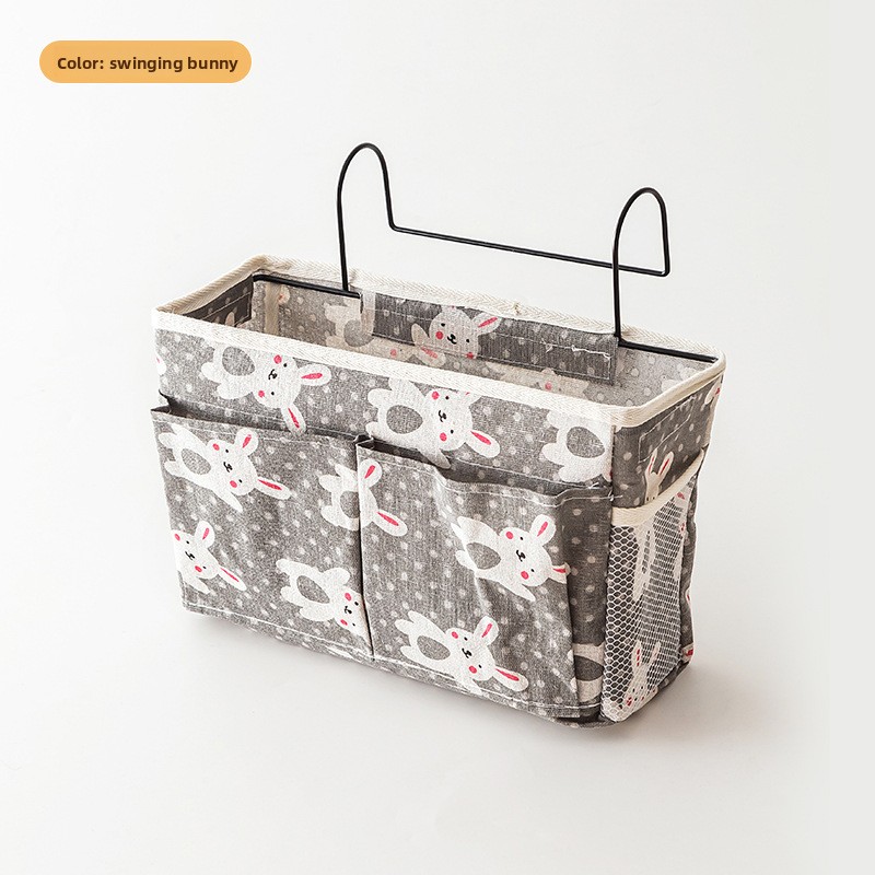 TEMU Multi-style Hanging Storage Bags, Bedroom Bedside Headboard Phone Cup Organizer, Dorm Student Bedside Small Item Storage Bag, Large Capacity