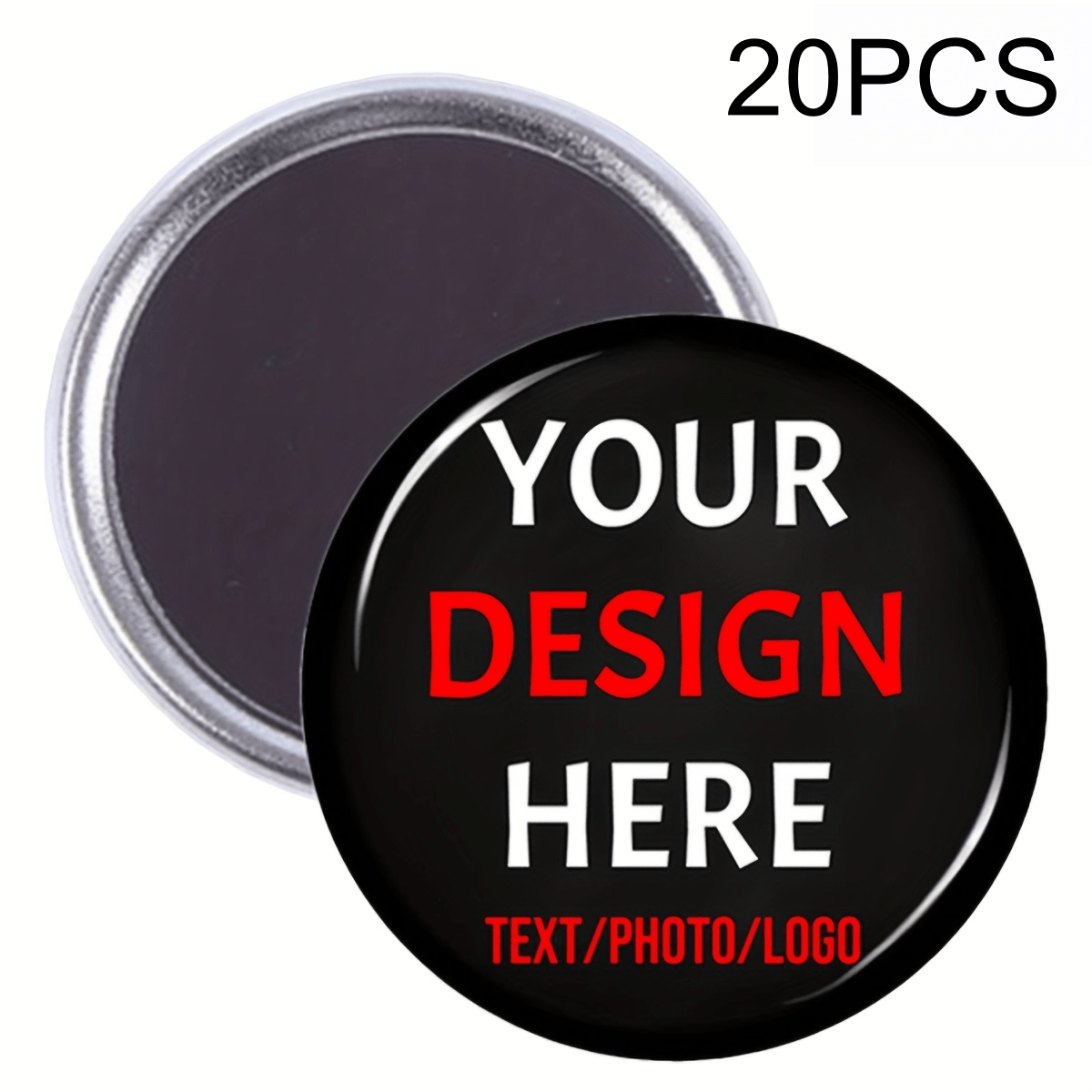 TEMU Custom 15/20pcs Fridge Magnets, Personalized Picture Magnets, Suitable For Refrigerator, Whiteboard, Crafts, Photos, Stickers, Postcards, Tools,