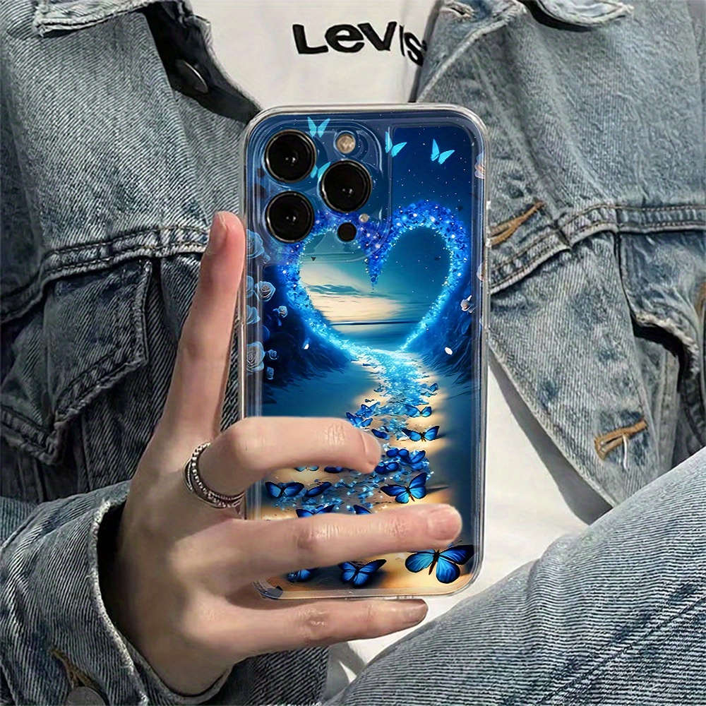 Image of Phone Case - Phone Case: Transparent Case - Luxury Soft Tpu Shockproof Phone Cover Compatible With Iphone 17, 16, 15, 14, 13, 12, 11 Pro Max, 14 Plus, X, Xs Max, Xr, 8, 7 Plus Pathway