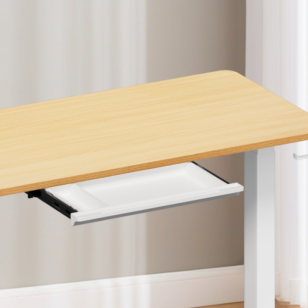 TEMU 1pc Under-desk Drawer Organizer, , Desk & Drawer Organizer For Home Storage White