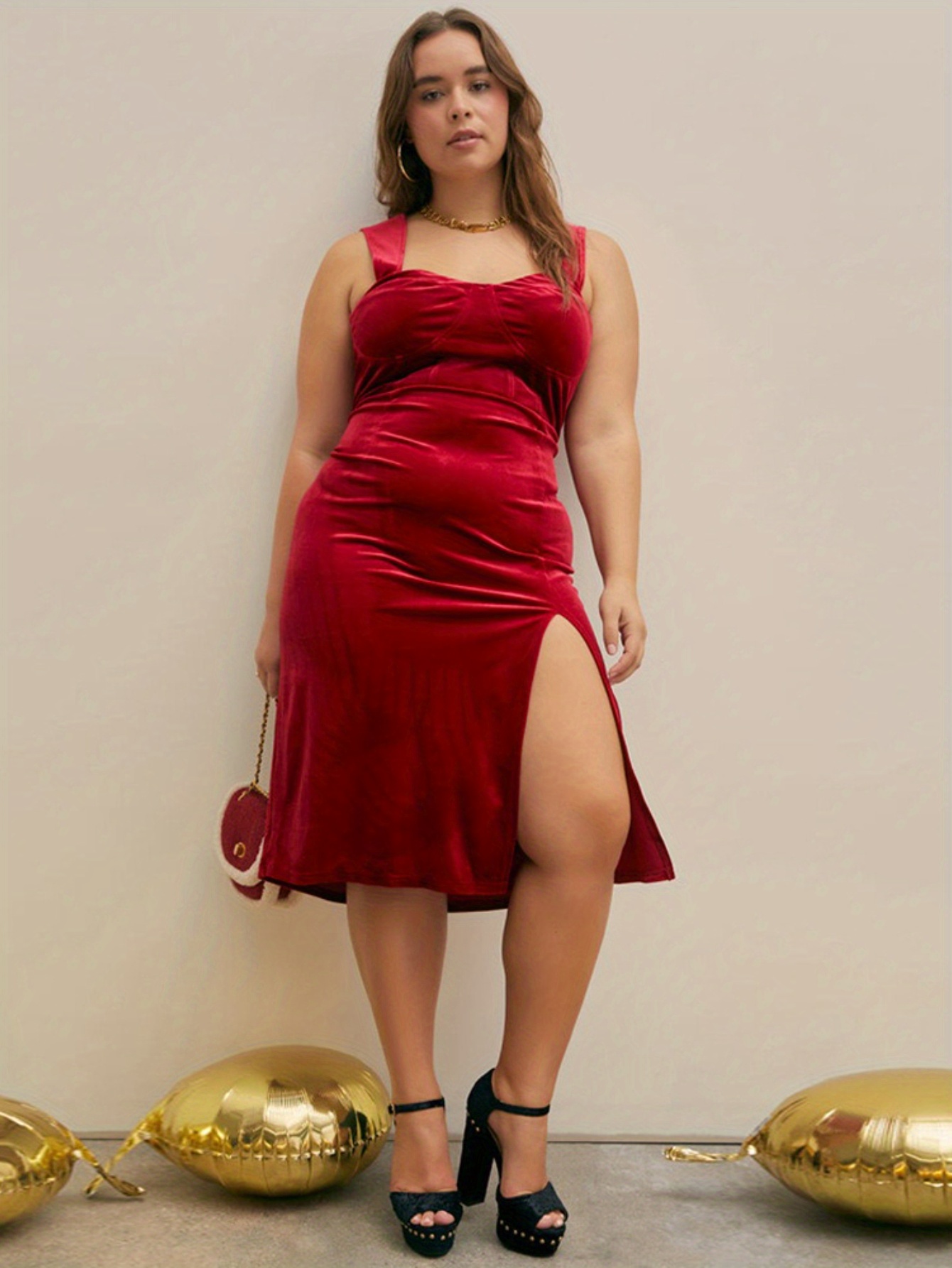 plus size mexican embroidered dress Andrea Floral Mexican Embroidered Dress- Vestido Mexicano Bordado Floral main image 1