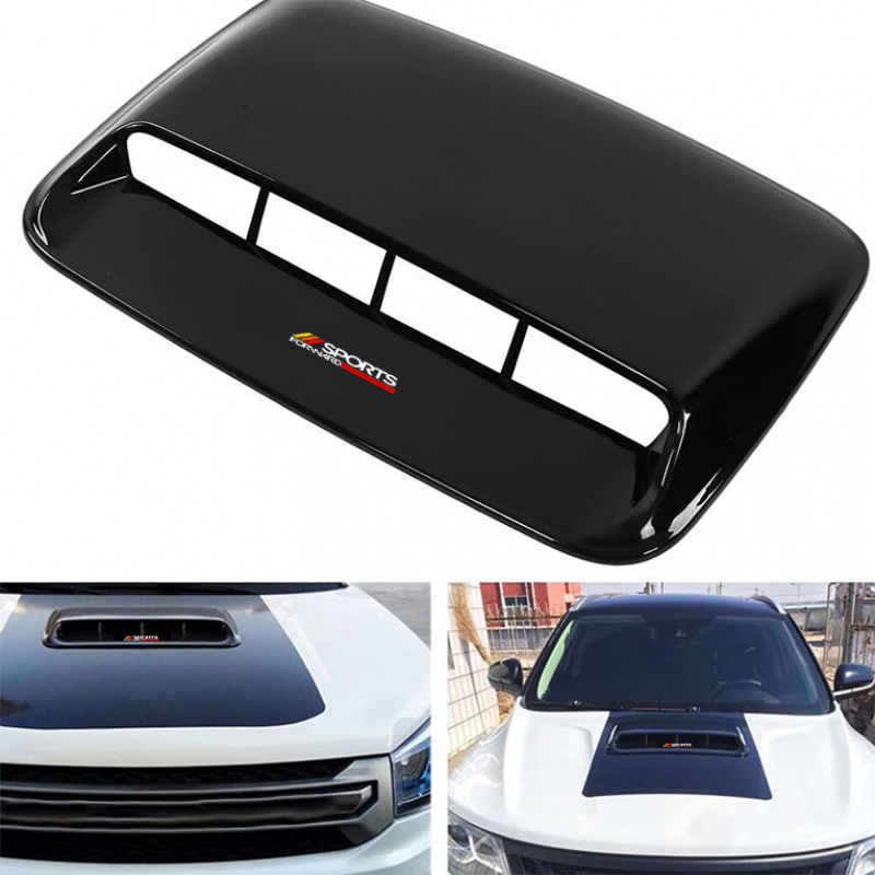TEMU 1pc New Sporty Design Hood Trim Air Intake Decoration, Air Vent Body Exterior Modification Universal Kit