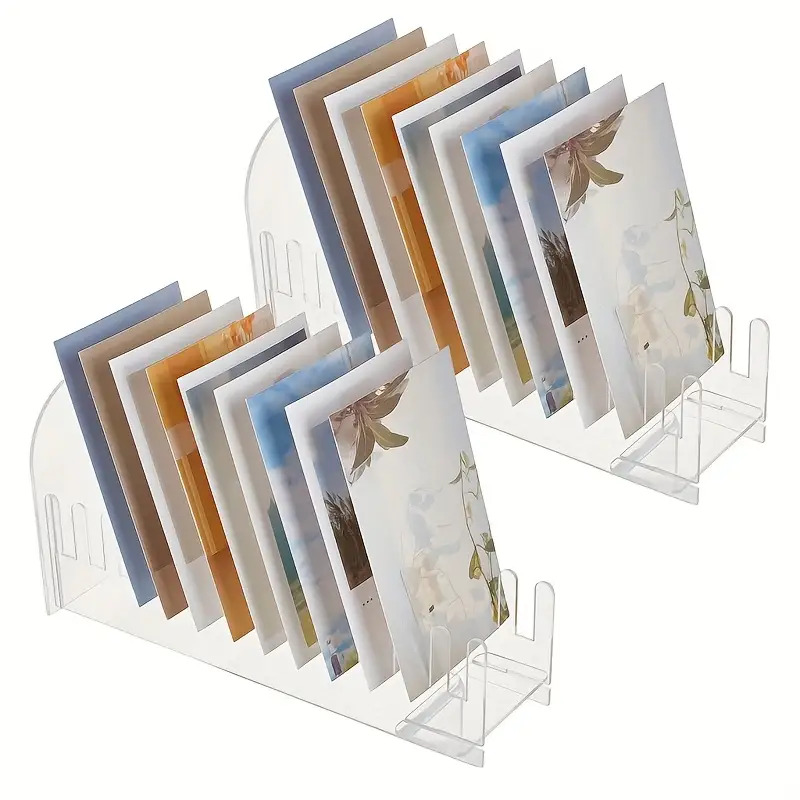 greeting card display cases 3 Tier Black Acrylic Stand Greeting Card Organizer Postcard Display Rack Sticker Display Stand Card Display Shelf Retail Display Stand for Craft Show Vendors Event Counter Table (black) or post cards with our 48 Pocket Spinner Rack 5-Tier Greeting Card Display Stands
