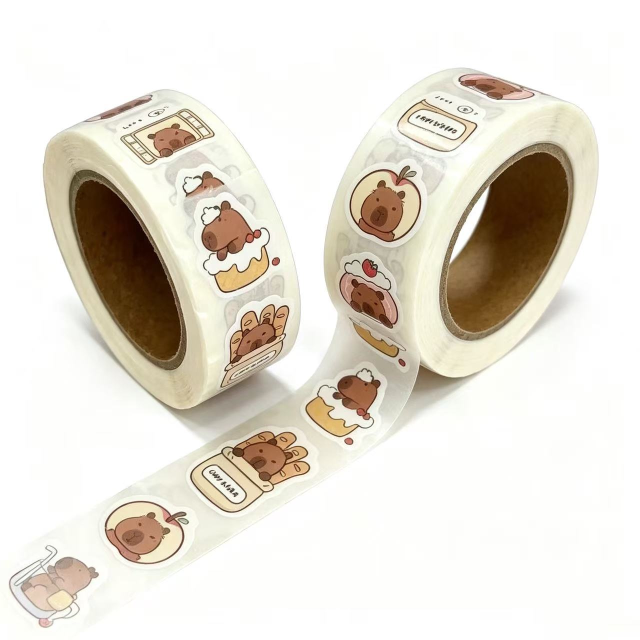 TEMU 1000 adesivi Capibara ricci, adatti per laptop, album di , telefoni e chitarre, biglietti regalo decorativi qualit� per le feste, adesivi carini