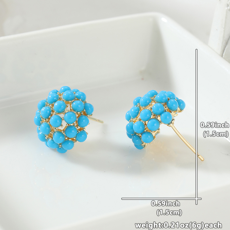 Women's Vintage Ethnic Style Flower Shape Earrings