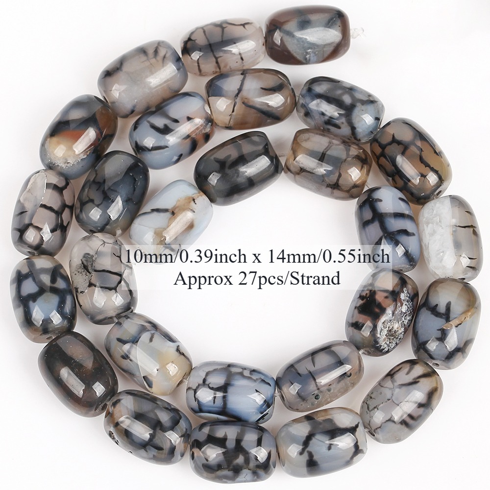 TEMU 10X14Mm Perles de d'Aigue-Marine Naturelle Veines de Perles de Seau d'Aigue-Marine Perles Libres pour la Fabrication de Bijoux Collier Bracelet