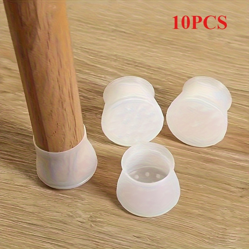 10pcs Furniture Table And Chair Leg Pads, Anti-slip Chair Leg Covers