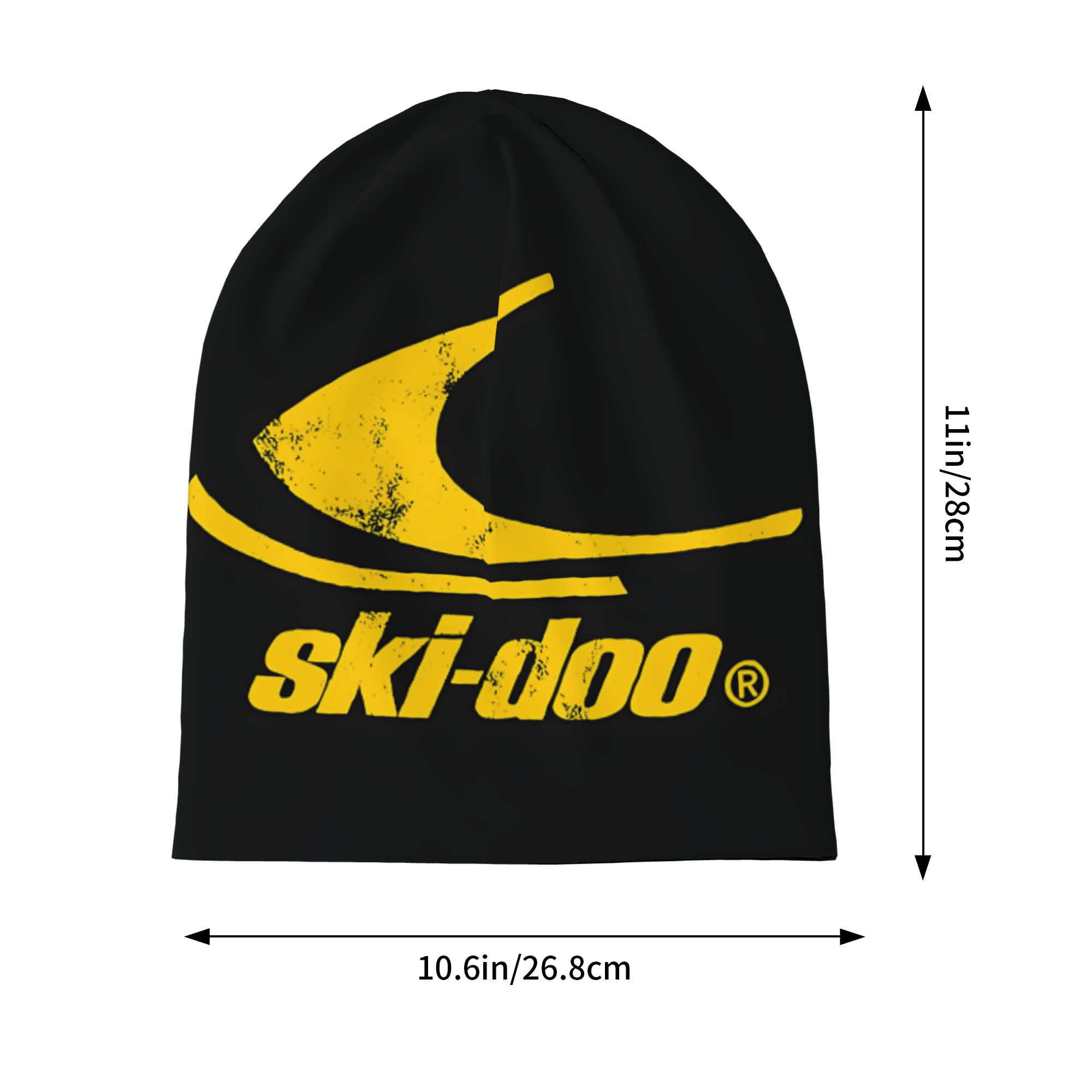 TEMU Casquette de ski Ski Doo Icon pour hommes et femmes, bonnet de ski, bonnet doux, Halloween, Noël, Thanksgiving