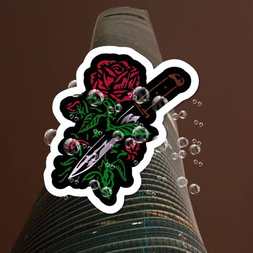 item picture and love sticker matte end waterproof single use for laptop tablet wall car phone cabinet decoration