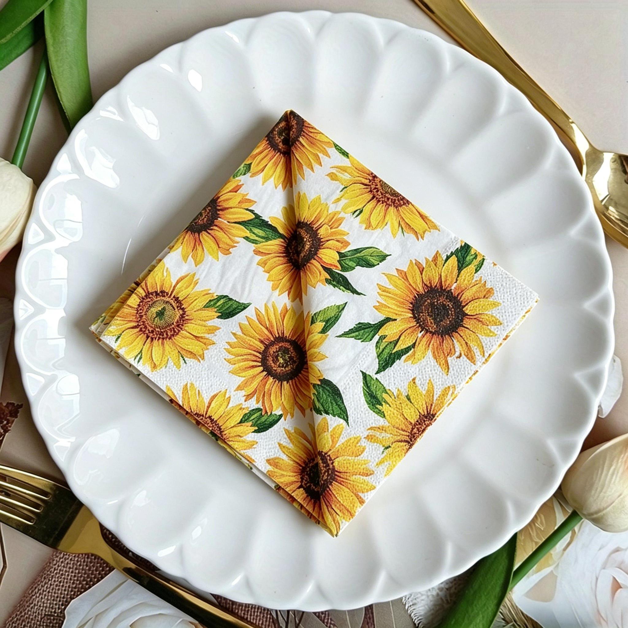 TEMU 10 pezzi/Tovaglioli di carta usa e getta a forma di , fazzoletti decorativi , adatti per l'uso , le feste, i tavoli per feste estive