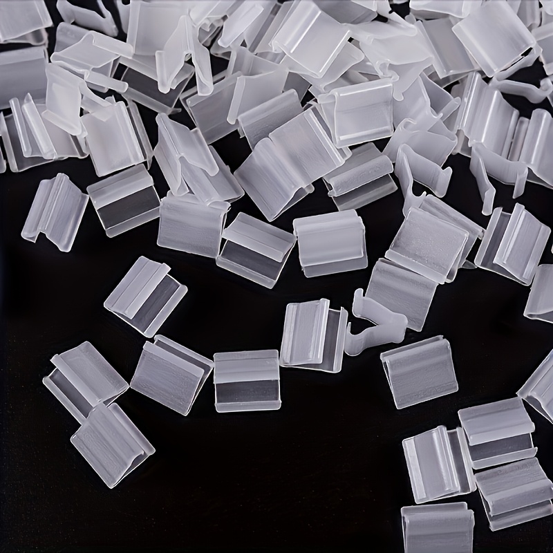 30pcs Balloon Sealing Clips, Party Decoration Tools, White Plastic V-shaped Balloon Holders - Ideal For Birthday And Celebration Decor