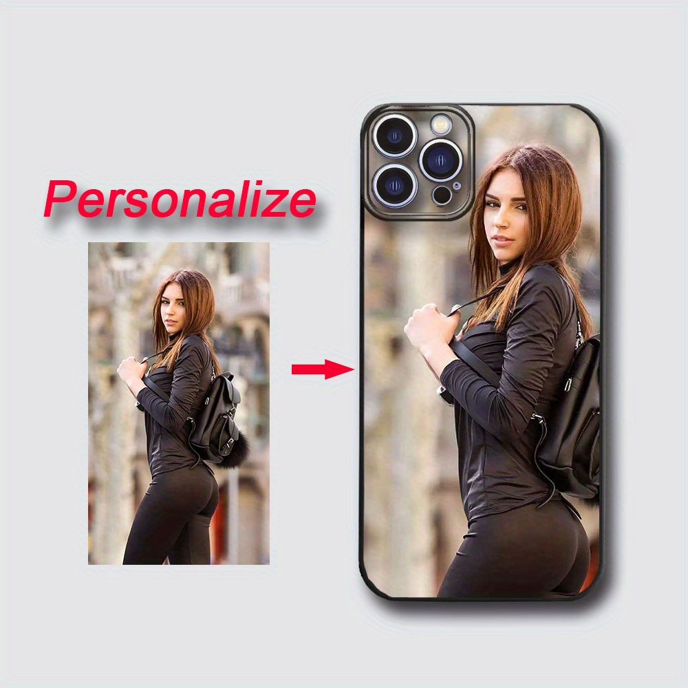E-shop Handyhülle - Individuell personalisierbare schwarze TPU Handyhülle für iPhone 11 Pro Max/ für iPhone 12/ für iPhone 12 Pro Max/ für iPhone 13/