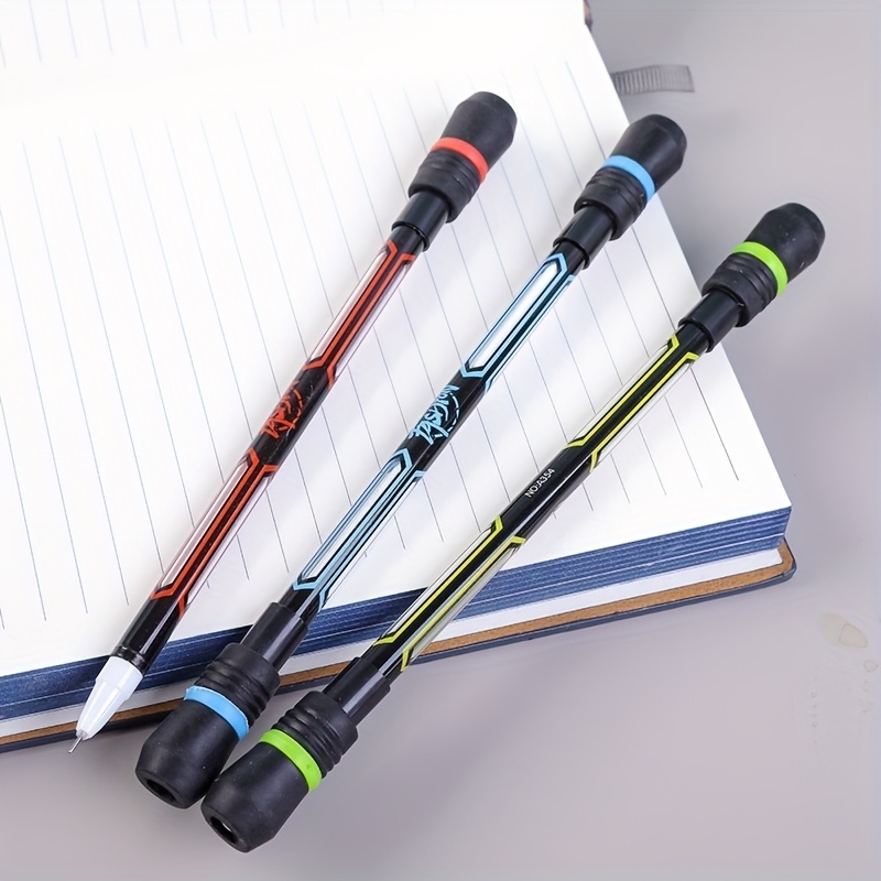 3pcs Cool Internet-popular Spinning Pens, Flexible Hand Training, Anti-slip And Drop-resistant With Writing Function - Balance Spinning Pencils