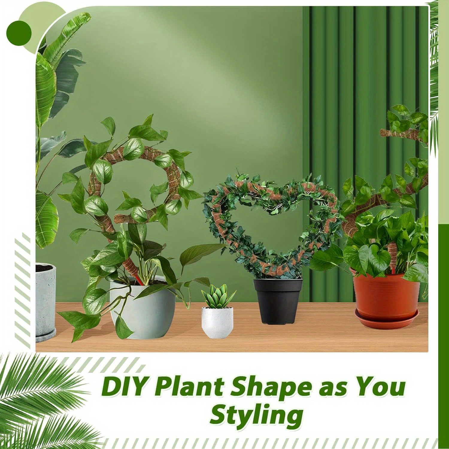 2 pack 47 5 inch moss pole climbing plants monstera - Temu United Arab  Emirates