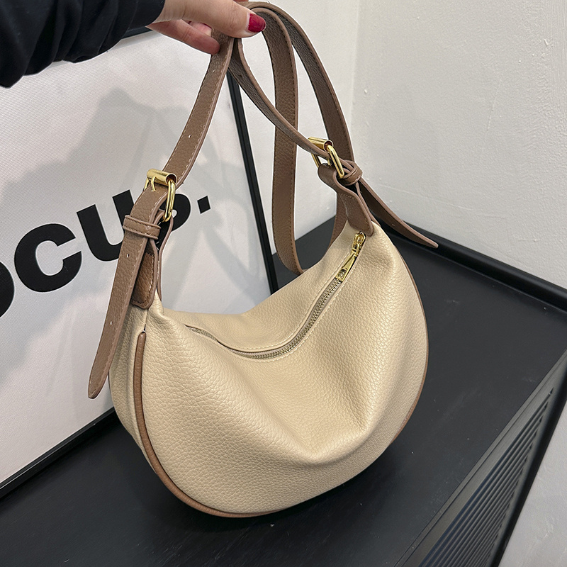 Crossbody Bag Women Soft Shoulder Bag Multiple Zippers