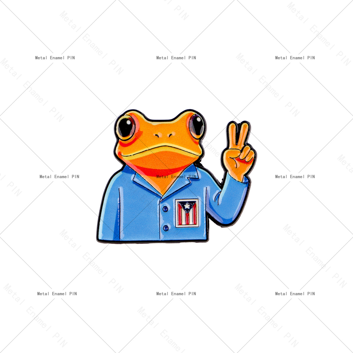 TEMU 1pc Frog Enamel Pin Cartoon Lapel Pins For Backpacks Gift Cute Things Brooches Badges On Backpack Brooch For Clothes Jewelry