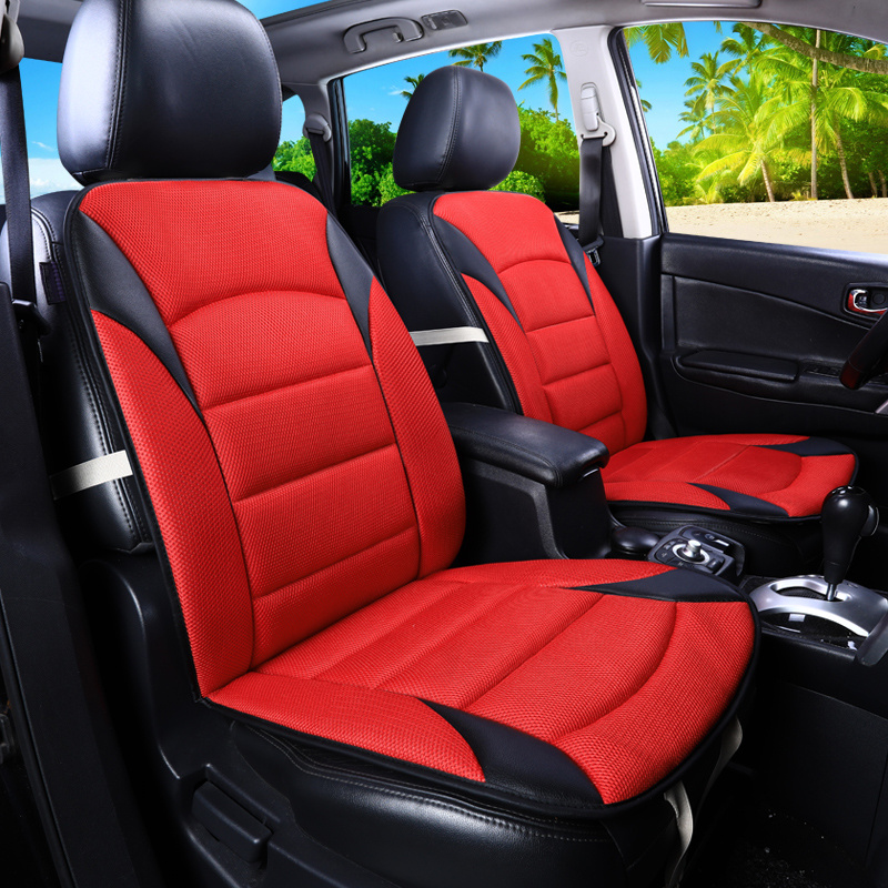 TEMU Coussin de siège auto en tissu sandwich respirant pour la rangée , durable, confortable et antidérapant