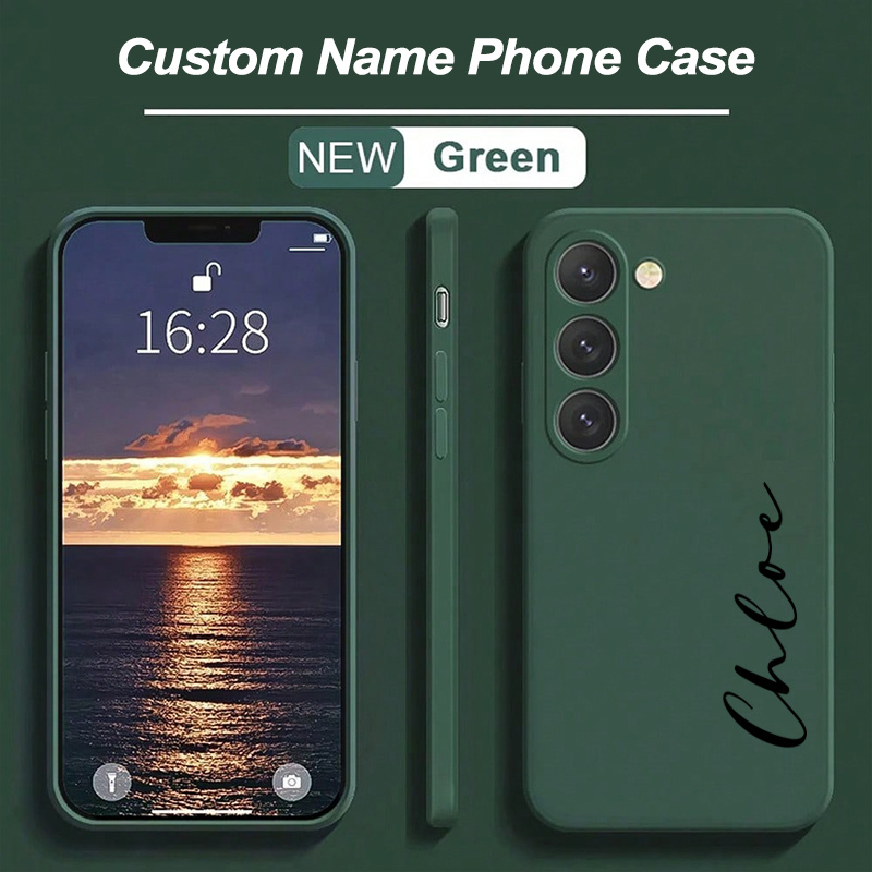 TEMU Phone Case - Custom Name Phone Case For For Galaxy A17 A07 A37 A35 A55 5g A36 A56 A57 A16 A15 A25 A26 Cover For Shockproof Cover Best Gift For