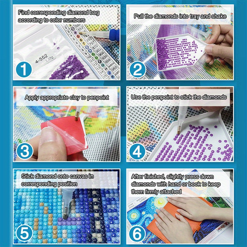 

Diy 5d Kit - & , Unique Shaped Art Pendant For , For , , Bedroom Decor