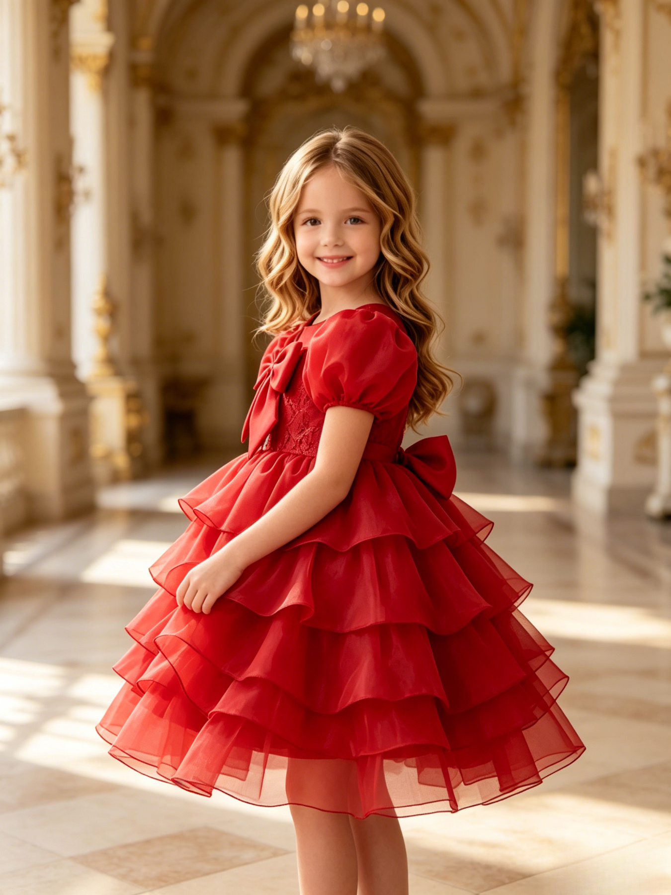 junior party dresses with sleeves sold on Temu United States