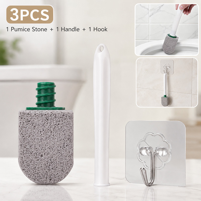 TEMU Outil de nettoyage des dépôts d'urine et du tenaces | Brosse de toilette en naturelle, nettoyage en profondeur, pour la glaçure, tête de brosse