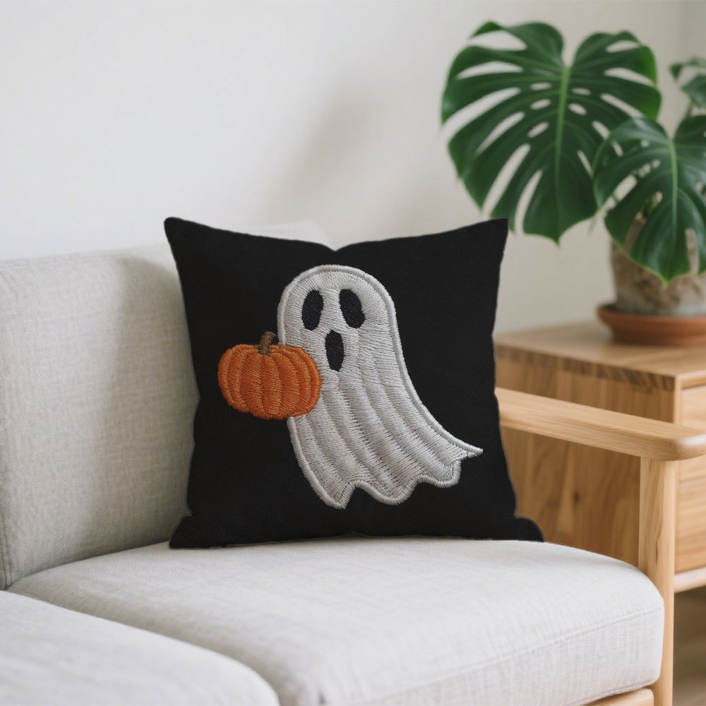 TEMU 1pc Of And Pumpkin Double-sided Print - Perfect For Decorating The Living Room Sofa And Bedroom. 18*18 Inches