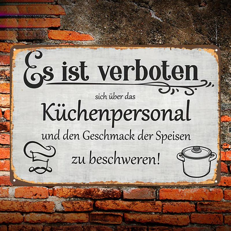 Image of 2d Flat Wooden Piece, No Complaining About Kitchen Staff And Food Taste! Wooden Sign, Wall Art/room/restaurant/bar/door/garage Decor