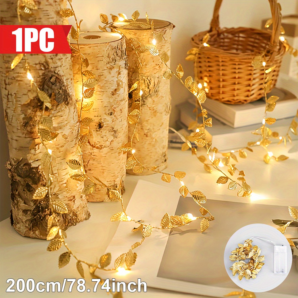 1pc 20 Led Indoor String Lights, Battery-powered, Warm White Fairy Lights, Perfect For Bedroom, Room And Christmas Decor | Majisu