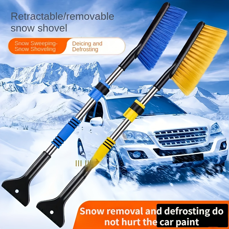 

1pc, , - Telescopic Shovel For Car - Pvc , No Required, Long For Cleaning, Removal Tool For