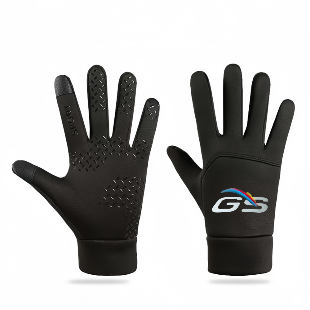 TEMU 1 Pair Men's Outdoor Gloves, Touchscreen Gloves - Cold Weather Gloves, Autumn And Winter Ski Gloves, Outdoor Designs