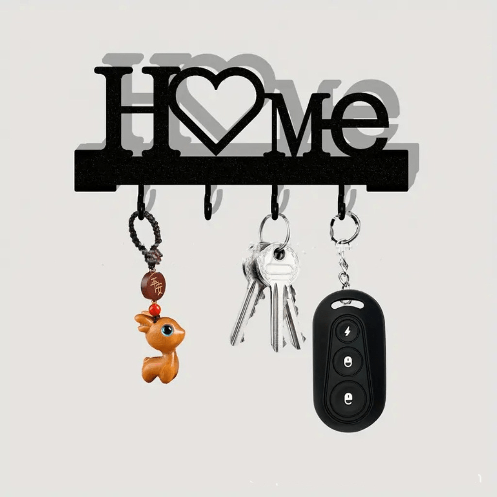TEMU 1pc Crochet Mural Créatif pour Maison, Pendentif en Fer, Crochet de Porte Perçage, Support de Porte d'Entrée