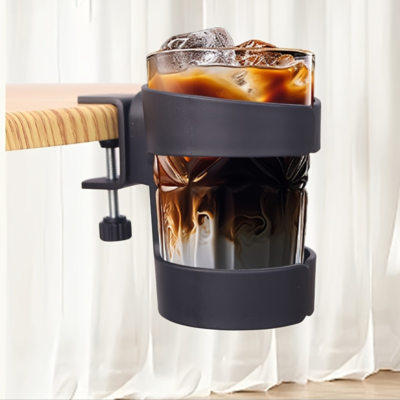 SERO Innovation Soporte Para Bebidas Con Clip Para Tazas, Rojo, Se Ajusta A Mesas, Escritorios, Sillas, Estantes, Mostradores. Mantén Tu Bebida, Teléfono Inteligente U Otro Artículo Pequeño Seguro Y
