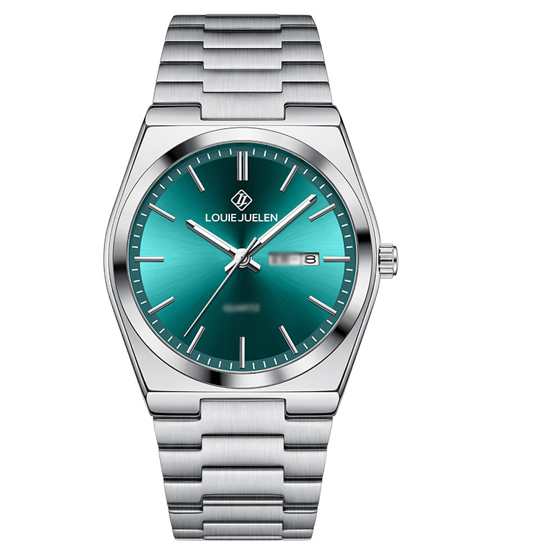 Image of Juelen Automatic Mechanical Watch Business Casual Simple Versatile Unisex Design Stainless Steel Strap Birthday Gift