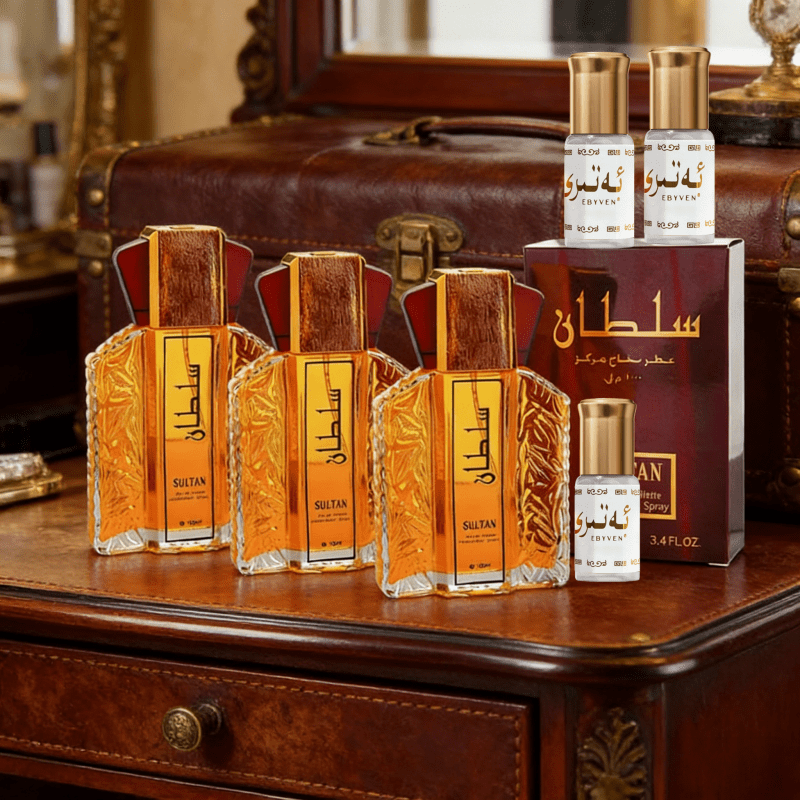 Men's Woody Floral Fragrance, 100ml + 3ml Bottles, Long-Lasting Scent