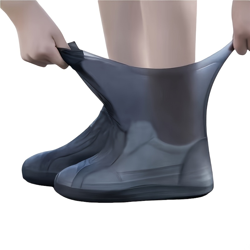 1 Pair Of Unisex Shoe Covers: Waterproof, Non-slip, Reusable, Durable, Elastic, And Easy To Clean!