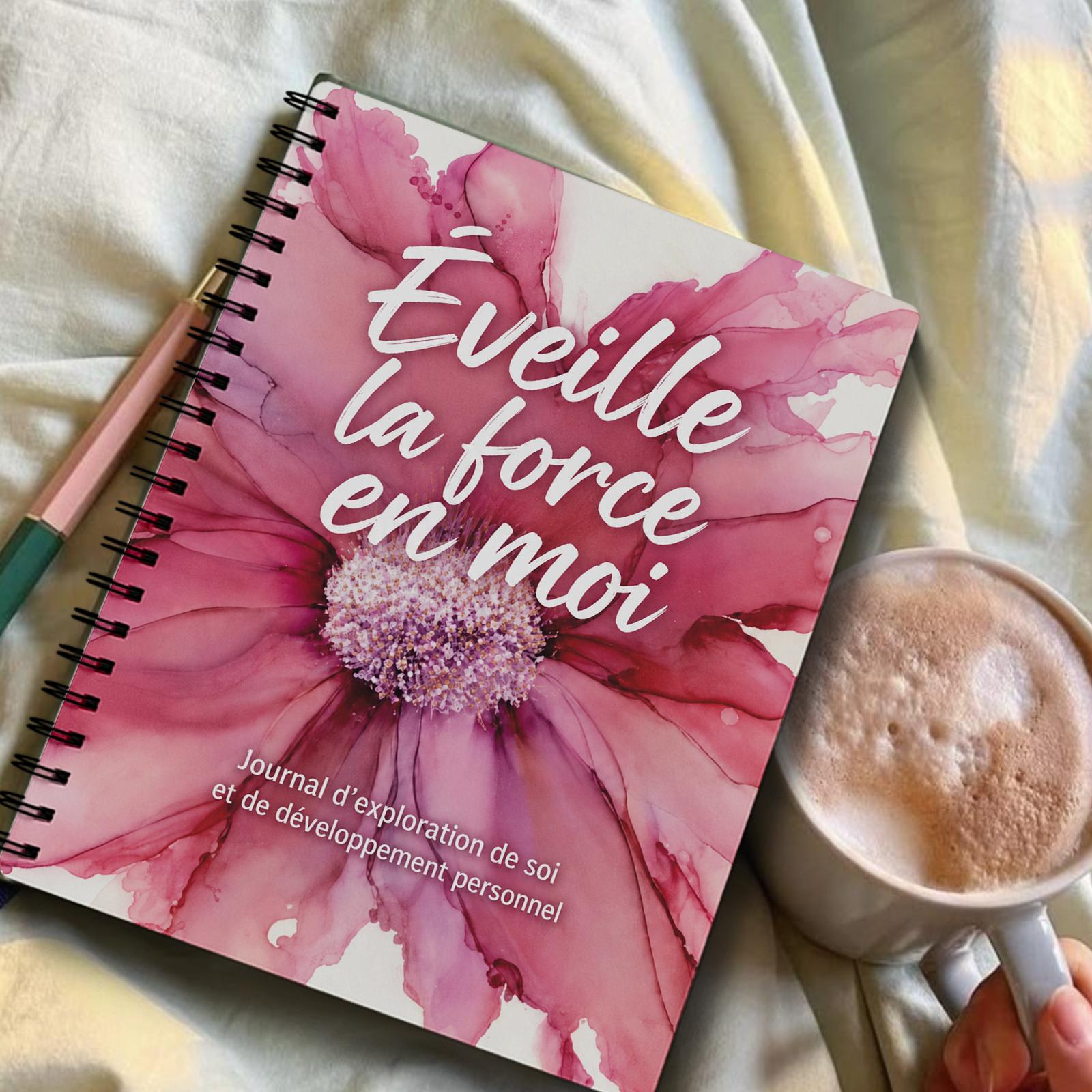 TEMU Agenda de Force Intérieure en Langue Française pour Adultes : Français avec Invitations Guidées, Journal de Non Daté Adapté à la Définition