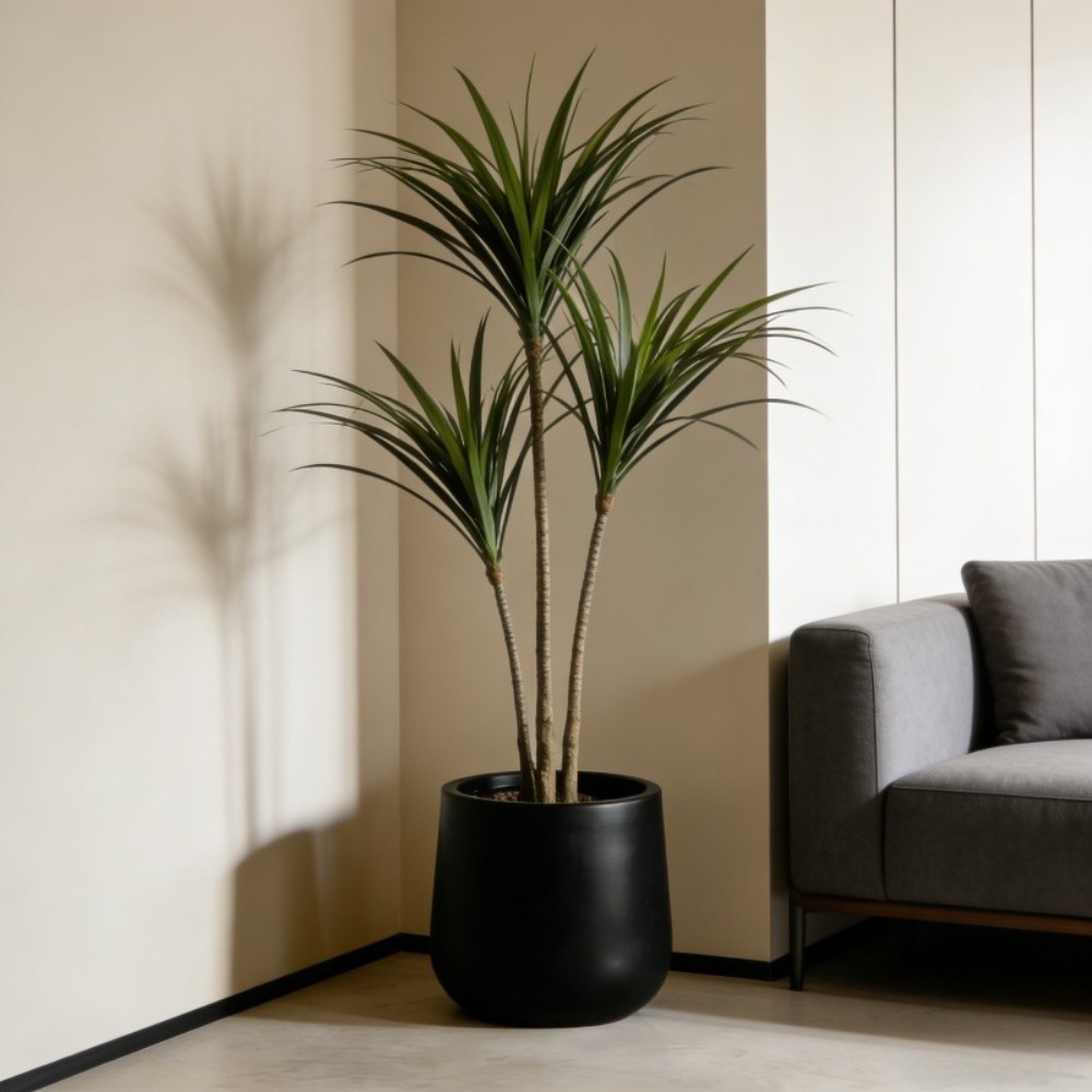 Large Nordic Modern Black Oval Planter Pot - Heavy-Duty Thickened Plastic Suitable for Indoor/Outdoor Use, Large -Standing Flower Pot For, Bonsai, Housewarming Gift, Wedding & Balcony Decor gardening gift home decor