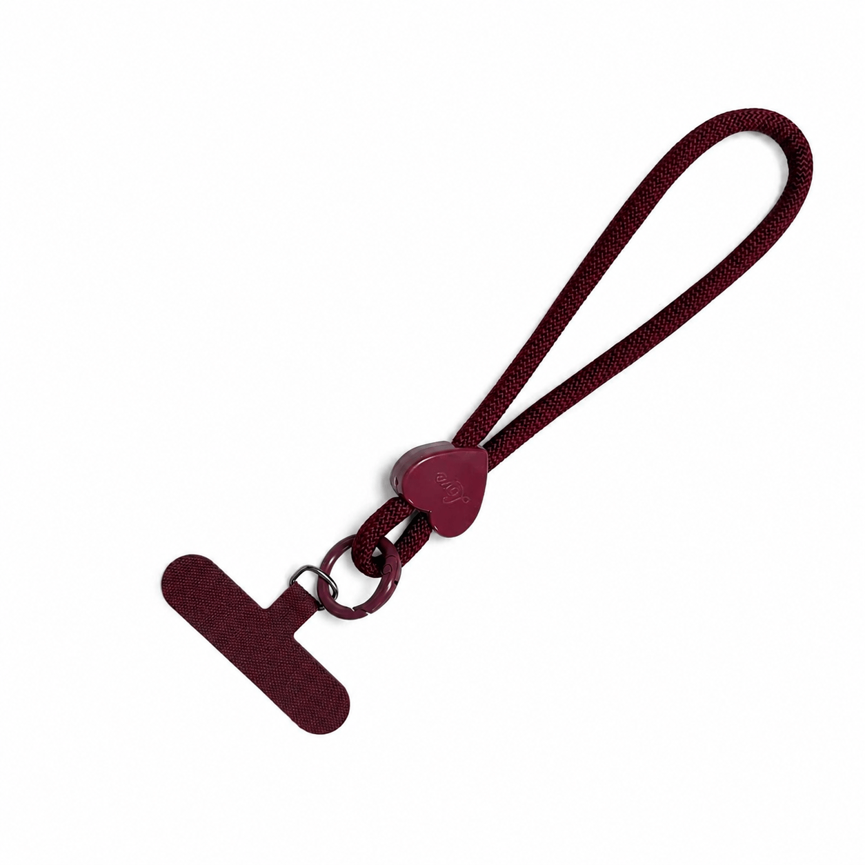 TEMU 1pc Correa de muñeca tejida con forma de para teléfono, cordón corto anti-pérdida con clip para teléfono y conector , cordón universal portátil