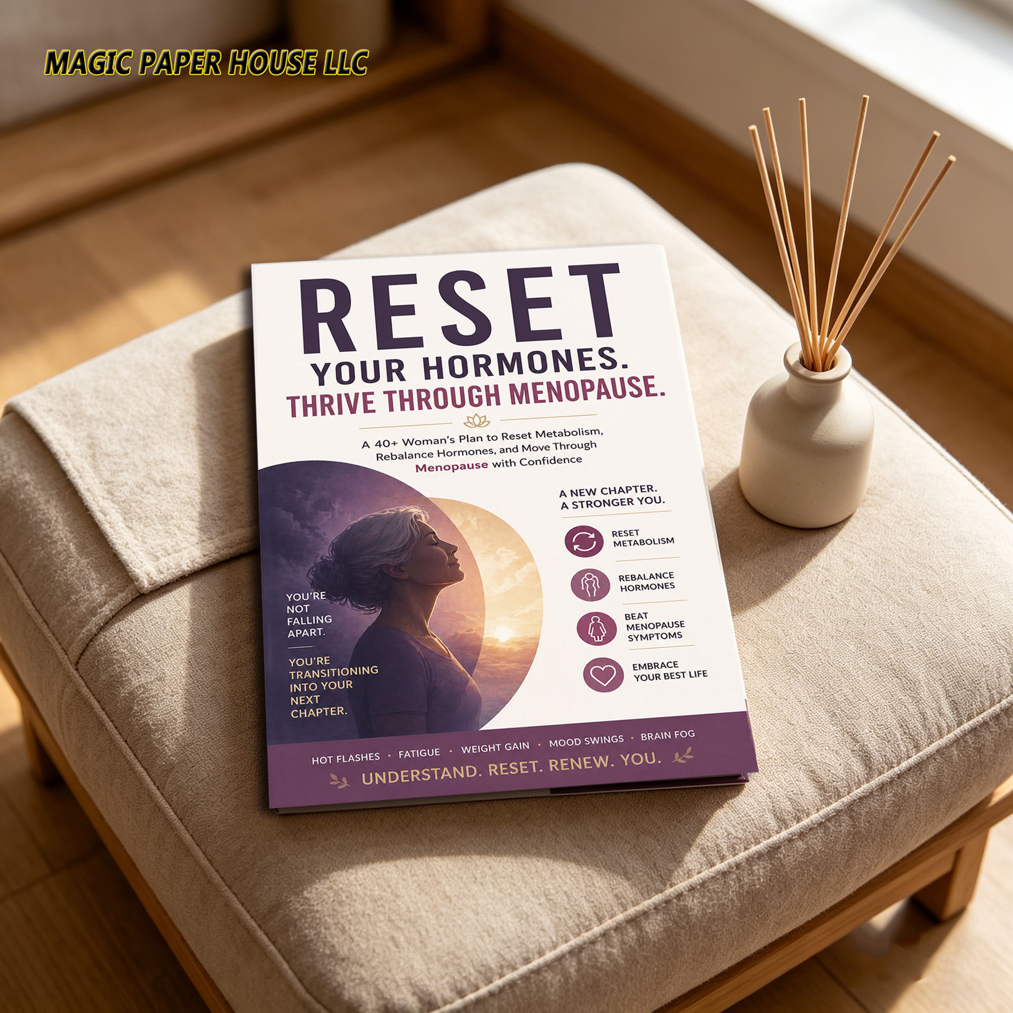 RESET YOUR HORMONES THRIVE THROUGH MENOPAUSE: A 40+ Woman'S Plan to Reset Metabolism, Rebalance Hormones, and Move Through Menopause with Confidence