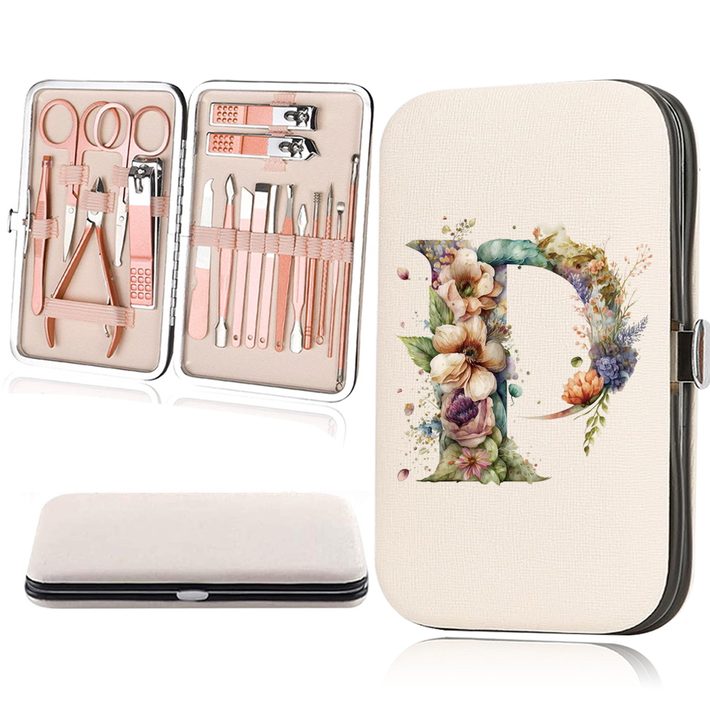18pcs Essential Travel Nail Clipper Set with Organizer Case