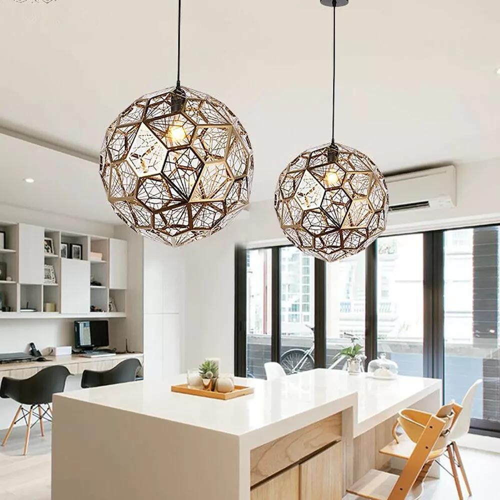  contemporary metal pendant light 25cm modern indoor ceiling fixture chandelier lighting for home decor details 1