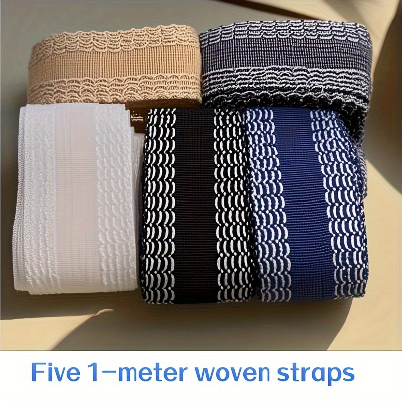 TEMU 5 Rotoli di , Nastro Autoadesivo, 100.0 Cm Ciascuno, per Abiti, Jeans e Pantaloni - Aggiustamenti di Cucito Facili, Stile , Riparazione Senza